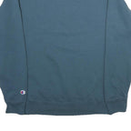 CHAMPION Mens Blue Crew Neck M Classic Cotton Blend Sweatshirt Pullover