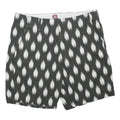 LEVI'S Mens Shorts Black & White XL W35 Patterned Cotton Blend Casual Chino