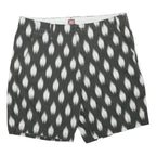 LEVI'S Mens Shorts Black & White XL W35 Patterned Cotton Blend Casual Chino