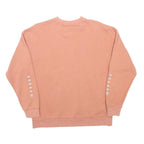 ADIDAS Womens Pink Cotton Blend Crew Neck Sweatshirt UK 10 Casual Sportswear