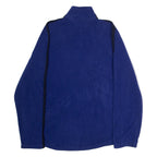 TOMMY HILFIGER Mens Fleece Blue 1/4 Zip M