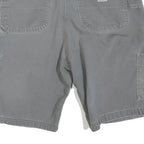 CARHARTT Mens Shorts Grey Cotton Blend Casual M W34 Durable Workwear