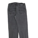 LEE Mens Regular Fit Black Denim Jeans W30 L32 Classic Cotton Blend Zip