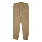 PIER ONE Mens Relaxed Beige Cargo Cotton Blend Trousers W34 L32