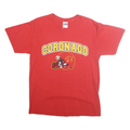 GILDEN Mens Red Coronado Graphic T-Shirt M Short Sleeve Crew Neck