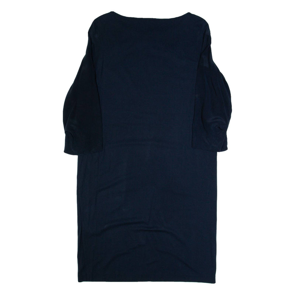 COS Womens Shift Dress Blue Long Sleeve Midi S