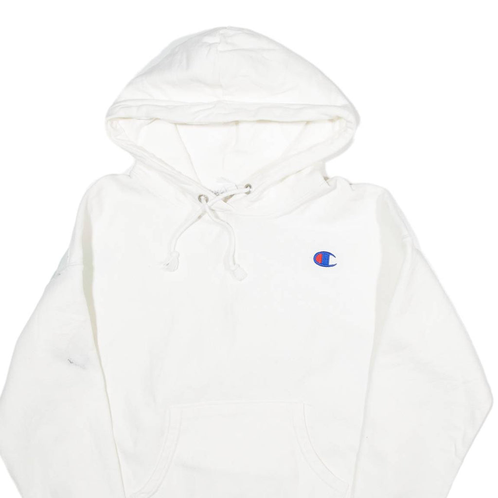 CHAMPION REVERSE WEAVE Womens White Hoodie S