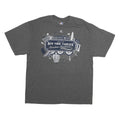 MAJESTIC Mens Grey New York Yankees Graphic T-Shirt XL Short Sleeve Crew Neck