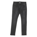 GF FERRE Womens Black Slim Skinny Denim Rinse W28 L27 Stretch Cotton Blend Jeans