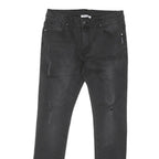 GF FERRE Womens Black Slim Skinny Denim Rinse W28 L27 Stretch Cotton Blend Jeans