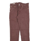 LEVI'S 511 BIG E Mens Jeans Brown Slim Skinny Denim Medium W28 L30 Stylish
