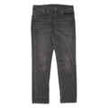 LEVI'S 511 BIG E Jeans Mens Grey Slim Straight Stone Wash W32 L30