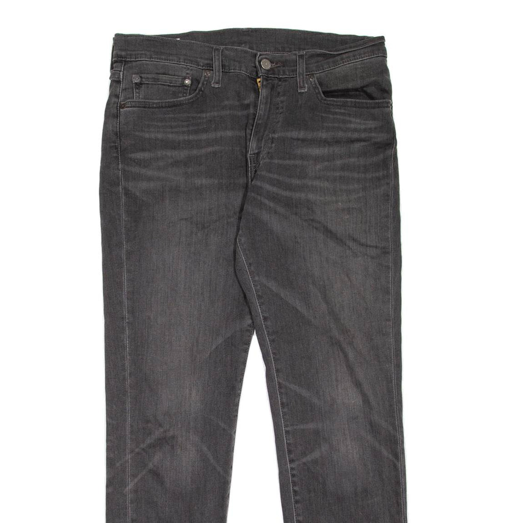 LEVI'S 511 BIG E Jeans Mens Grey Slim Straight Stone Wash W32 L30