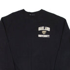 CHAMPION Oakland University Mens Sweatshirt Black USA M