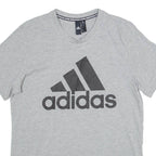 ADIDAS Mens T-Shirt Grey M