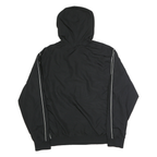 NIKE Womens Black & White Zip Hooded Jacket XL Polyester Sport Casual