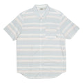 VANS Mens Blue & White Striped Cotton Shirt M Casual Summer Button Down