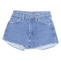 WRANGLER Cut Off Womens Denim Shorts Blue 90s XS W25
