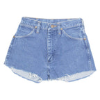 WRANGLER Cut Off Womens Denim Shorts Blue 90s XS W25