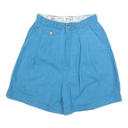 JJ FARGO Womens Shorts Blue Casual XS W25 Stylish Cotton Blend Summer