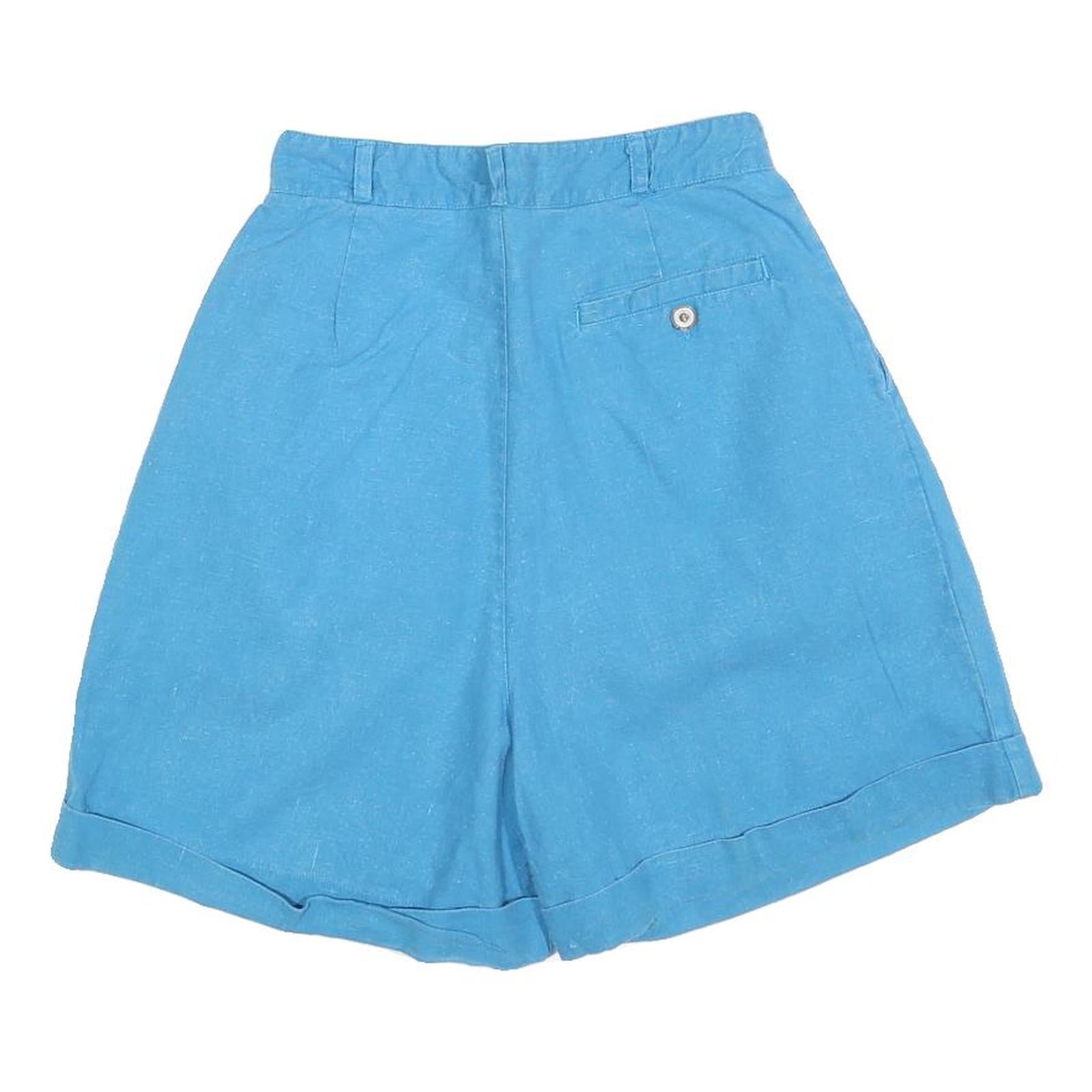 JJ FARGO Womens Shorts Blue Casual XS W25 Stylish Cotton Blend Summer