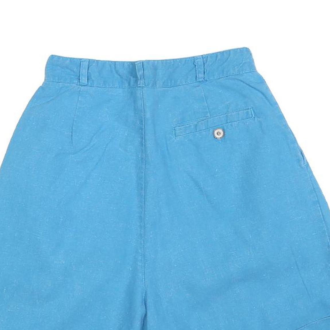 JJ FARGO Womens Shorts Blue Casual XS W25 Stylish Cotton Blend Summer