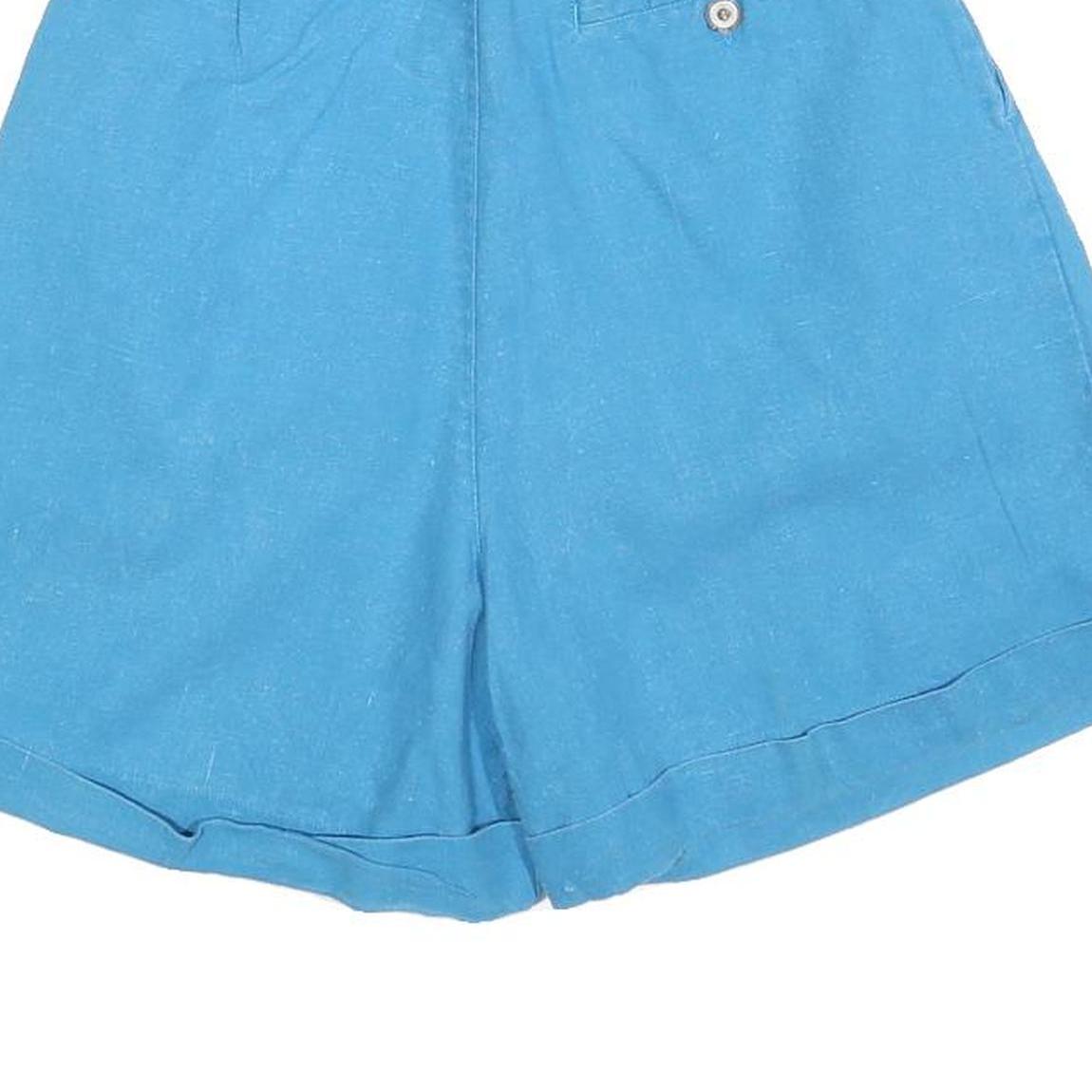 JJ FARGO Womens Shorts Blue Casual XS W25 Stylish Cotton Blend Summer