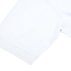 ADIDAS Mens White Short Sleeve Plain Polo Shirt M Cotton Blend Classic Fit