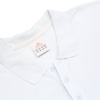 ADIDAS Mens White Short Sleeve Plain Polo Shirt M Cotton Blend Classic Fit