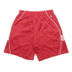ADIDAS Mens Red Casual Polyester Sports Shorts M W26 Lightweight Comfort