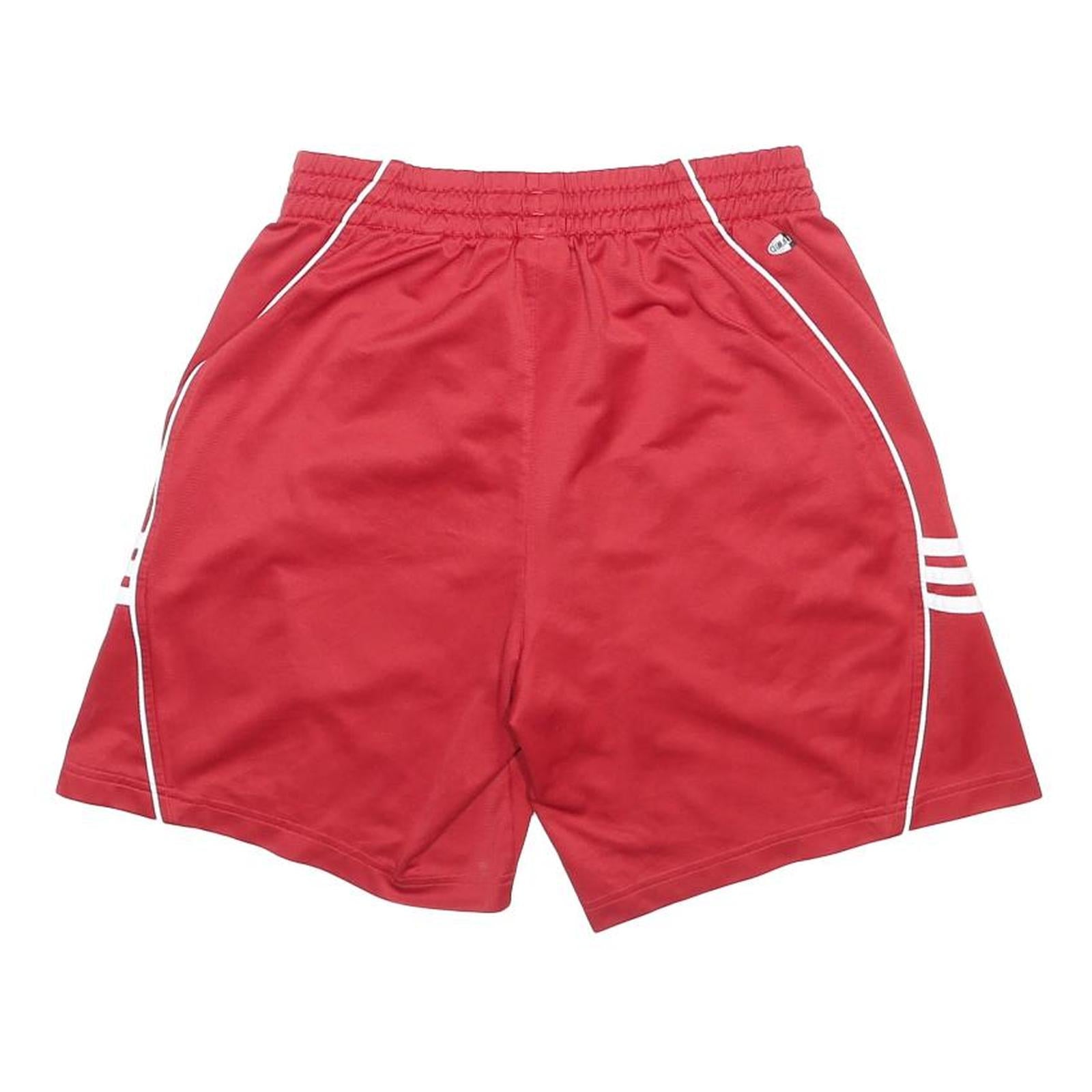 ADIDAS Mens Red Casual Polyester Sports Shorts M W26 Lightweight Comfort