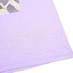 Mens Purple Abbey Road Graphic T-Shirt L Short Sleeve Crew Neck Cotton Blend