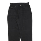 LEE Womens Jeans Black Regular Straight Denim W30 L30 Classic Fit Zip Closure