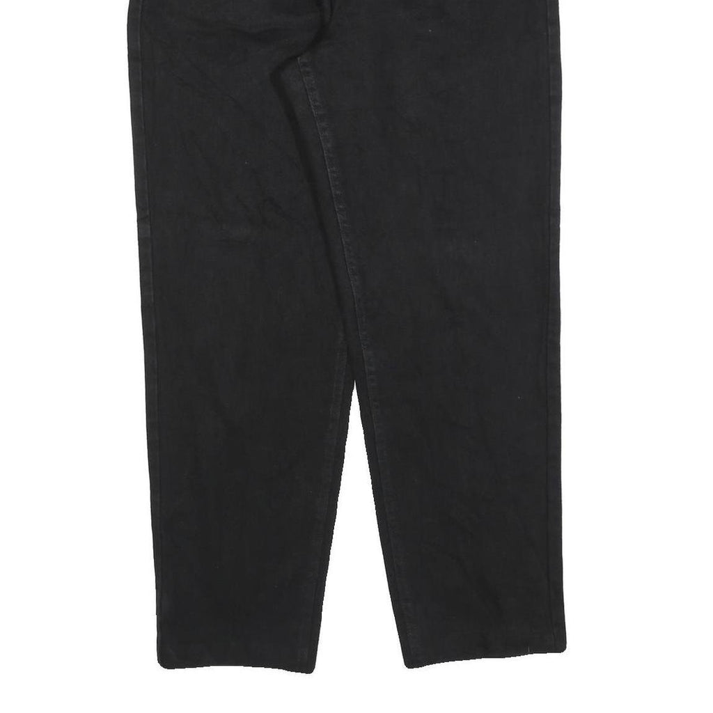 LEE Womens Jeans Black Regular Straight Denim W30 L30 Classic Fit Zip Closure