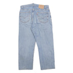 LEVI'S 505 Mens Jeans Blue Regular Straight Denim Medium W36 L26 Classic Zip