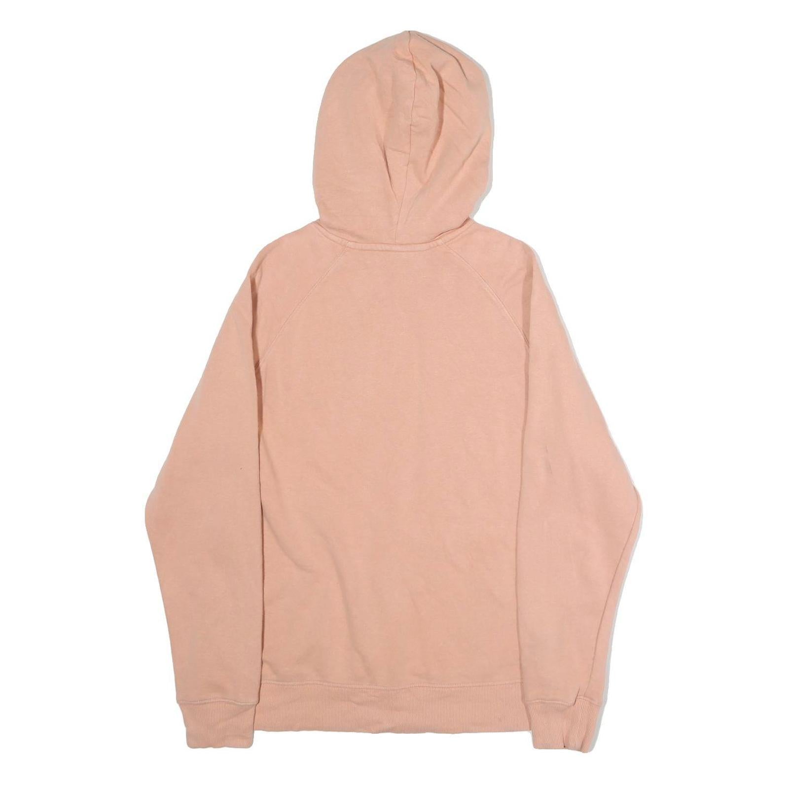 THE NORTH FACE Womens Pink Pullover Hoodie M Logo Print Casual