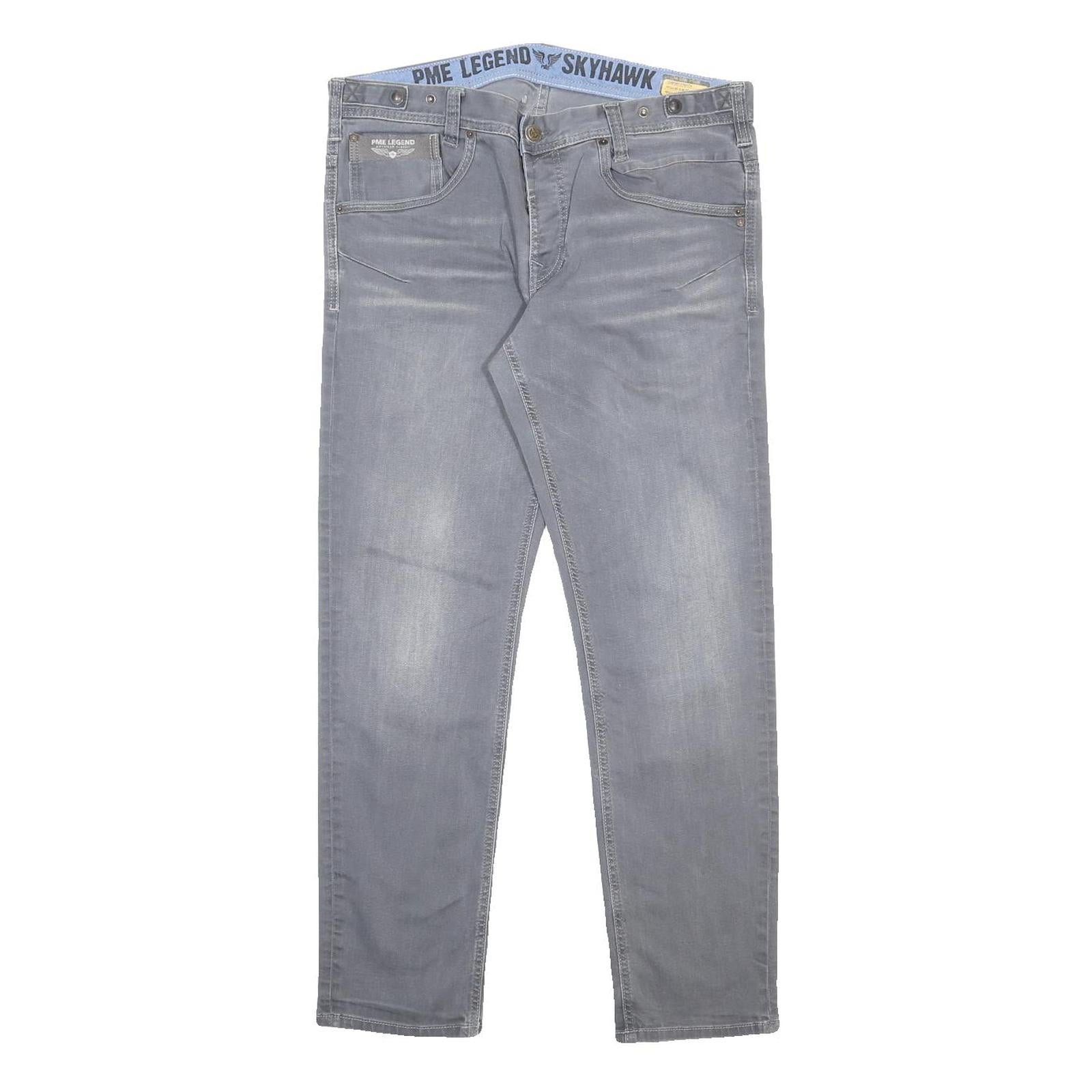 PME LEGEND Mens Jeans Blue Slim Straight Denim Medium W36 L31 Casual Stylish