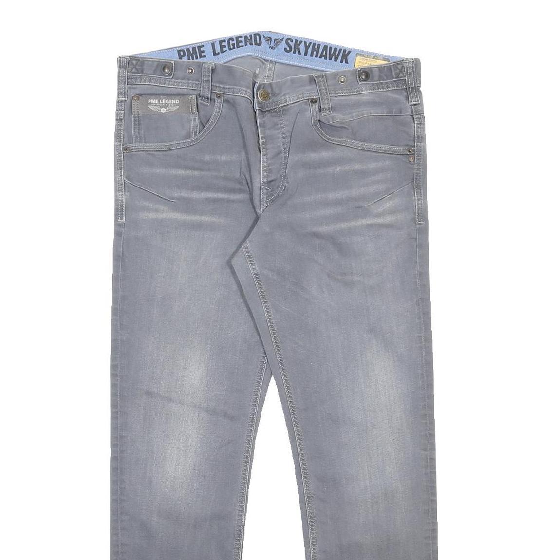 PME LEGEND Mens Jeans Blue Slim Straight Denim Medium W36 L31 Casual Stylish