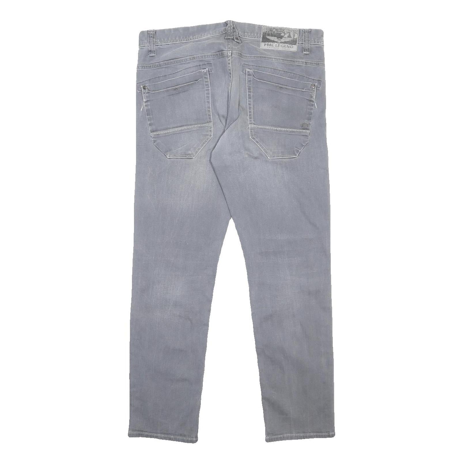 PME LEGEND Mens Jeans Blue Slim Straight Denim Medium W36 L31 Casual Stylish