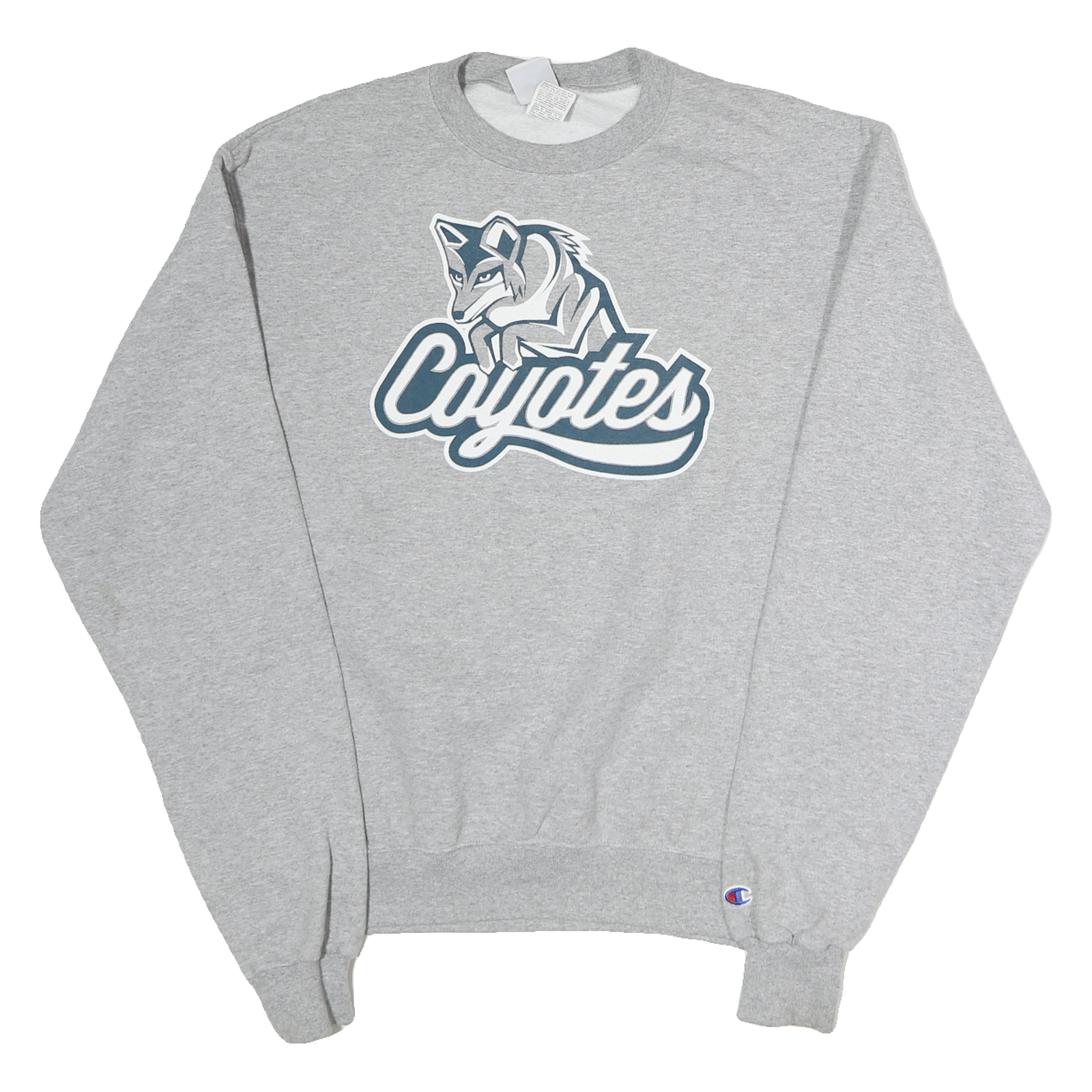 CHAMPION Mens Grey Coyotes Crew Neck M Cotton Pullover Sweatshirt Casual