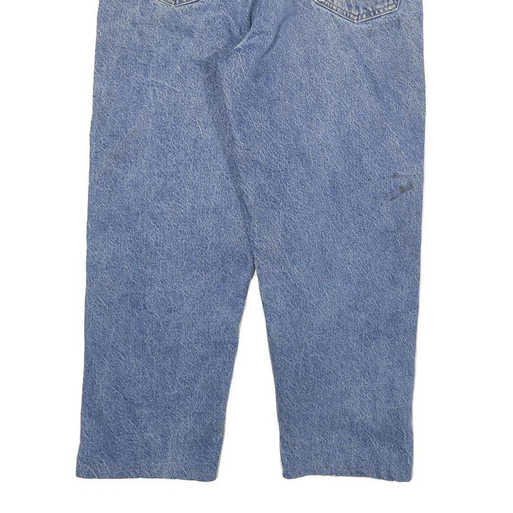 CARHARTT Mens Jeans Blue Relaxed Straight Denim Medium W33 L28 Durable Workwear