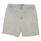 NAUTICA Mens Shorts Beige Casual Plain L W38 Classic Cotton Blend Comfort