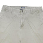 NAUTICA Mens Shorts Beige Casual Plain L W38 Classic Cotton Blend Comfort