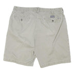 NAUTICA Mens Shorts Beige Casual Plain L W38 Classic Cotton Blend Comfort