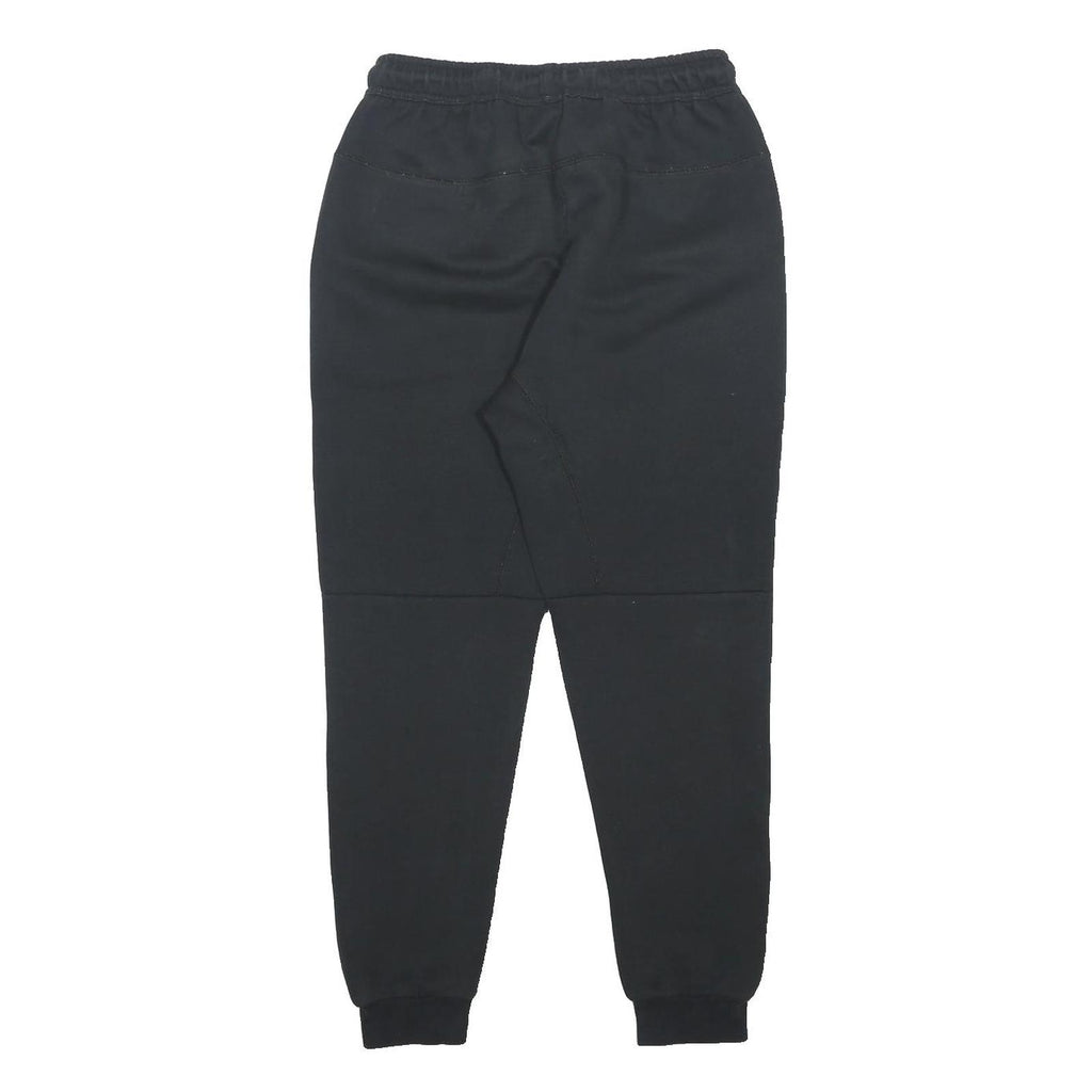 NIKE Womens Joggers Black & Orange Regular Tapered M W25 L26 Cotton Blend Casual