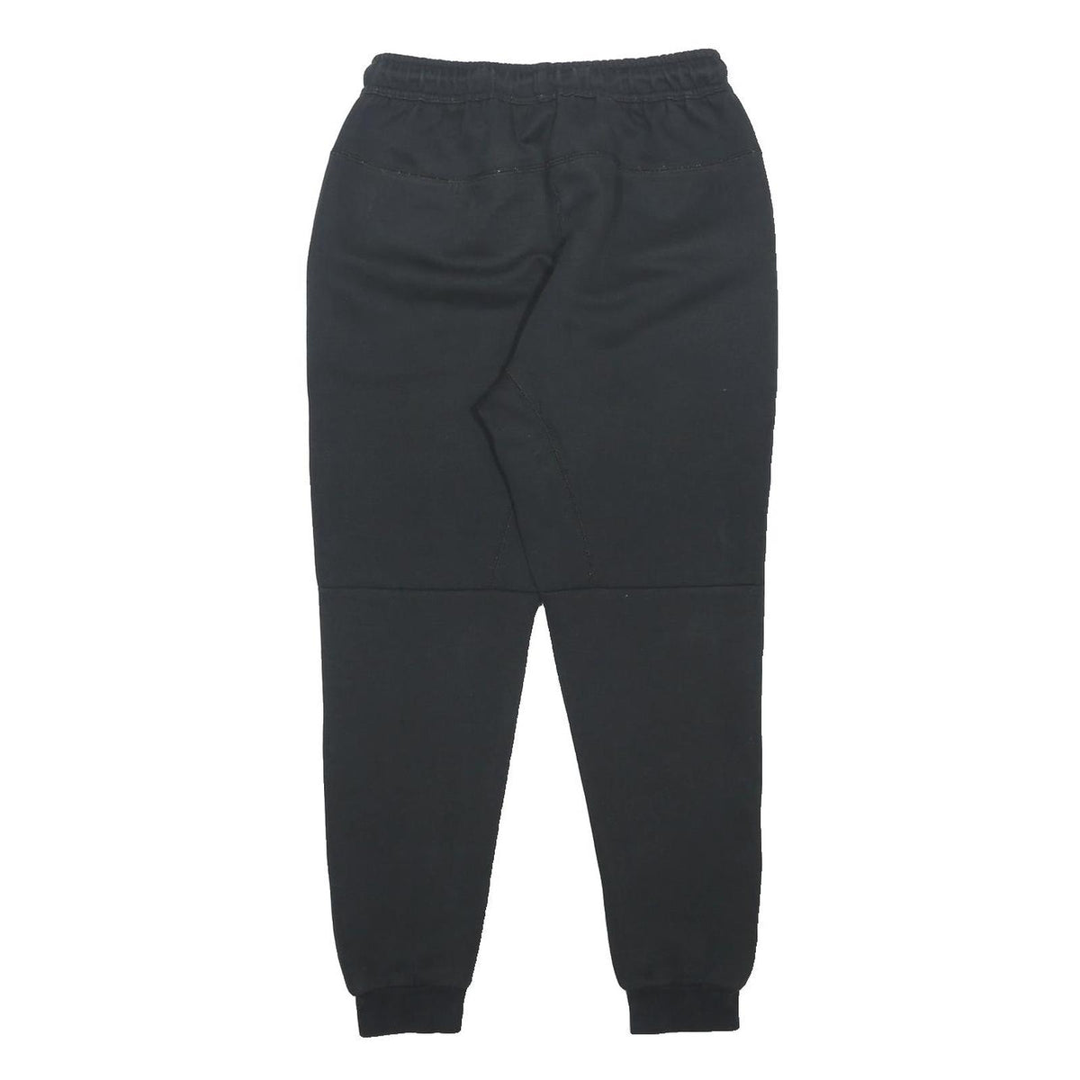 NIKE Womens Joggers Black & Orange Regular Tapered M W25 L26 Cotton Blend Casual
