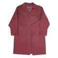 LAST SCENE Womens Maroon Button Jacket S Polyester Blend Plain Stylish Light