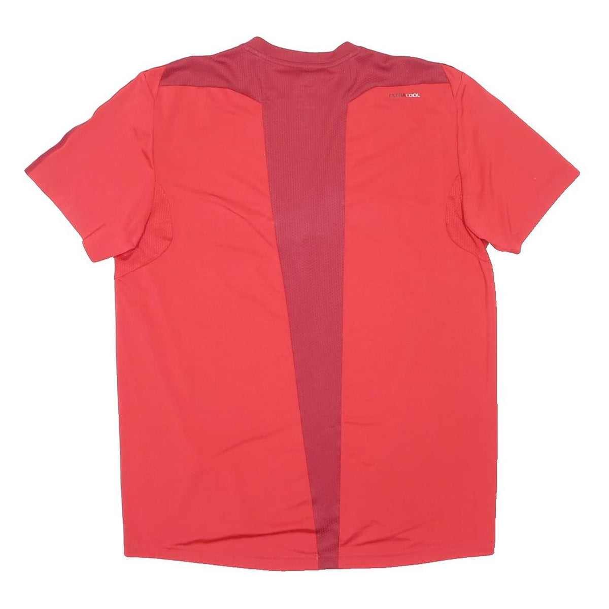 ADIDAS Mens Red & Maroon Modern T-Shirt L Short Sleeve 1/4 Zip Sportswear