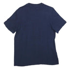 ADIDAS Mens Blue Harbour Trees Graphic T-Shirt M Short Sleeve Crew Neck Casual
