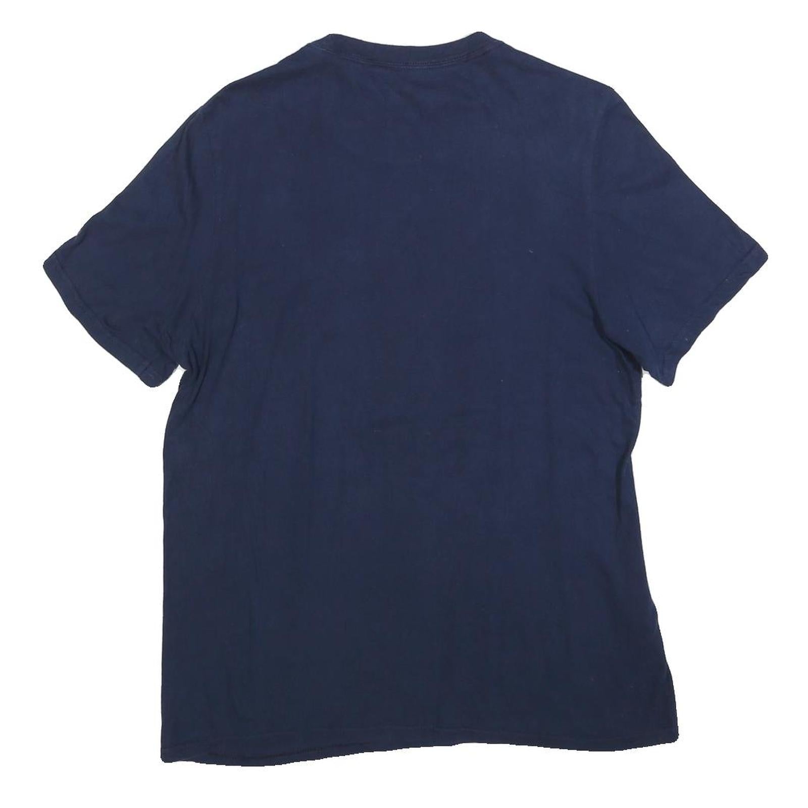 ADIDAS Mens Blue Harbour Trees Graphic T-Shirt M Short Sleeve Crew Neck Casual